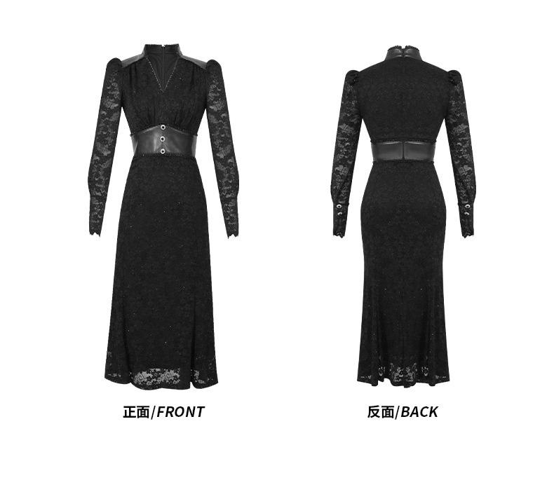 2024新品 大人 レース PUレザー ドッキング ワンピース ドレス パーティー キャバ 大人 同窓会 披露宴 卒業式 結婚式 演奏会 ウェディング 二次会 メガ割