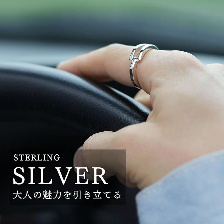 シルバー sv925 メンズ指輪 シルバーリング シルバーアクセサリー 人気 かっこいい シンプル レディース 男女( シルバー)