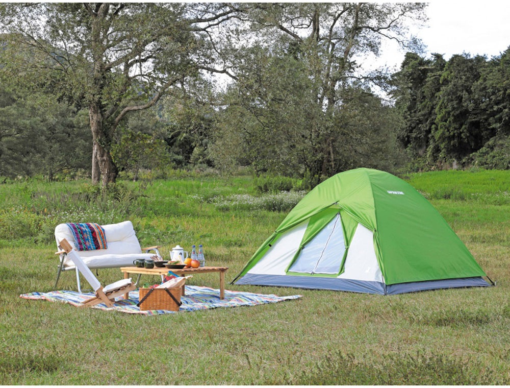 CAPTAIN STAG キャプテンスタッグ クレセント 3人用ドームテント グリーン アウトドア テント・シュラフ UA0049 CAPTAIN STAG キャプテンスタッグ クレセント 3人用ドームテント グリーン アウトドア テント・シュラフ UA0049