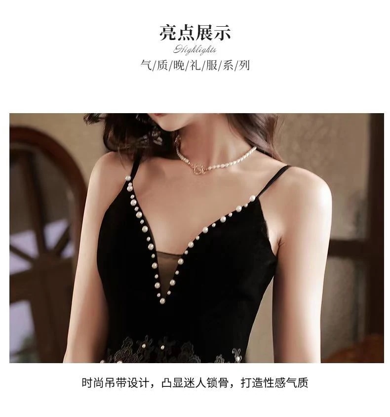 【急速出荷!】黒のホルターイブニングドレス 2024新しい宴会ドレス 年次総会気質ハイエンドの光豪華なドレス ドレスのバットミツバシニアセンス パーティードレス キャバドレス ウェディングドレス 【急速出荷!】黒のホルターイブニングドレス 2024新しい宴会ドレス 年次総会気質ハイエンドの光豪華なドレス ドレスのバットミツバシニアセンス パーティードレス キャバドレス ウェディングドレス