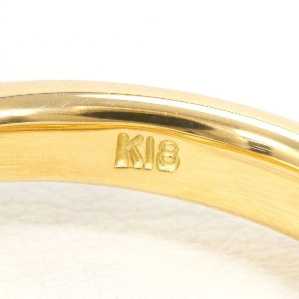 K18 18金 YG リング 指輪 13号 アコヤ真珠 約9mm カード鑑別書 ジュエリー 中古 K18 18金 YG リング 指輪 13号 アコヤ真珠 約9mm カード鑑別書 ジュエリー 中古