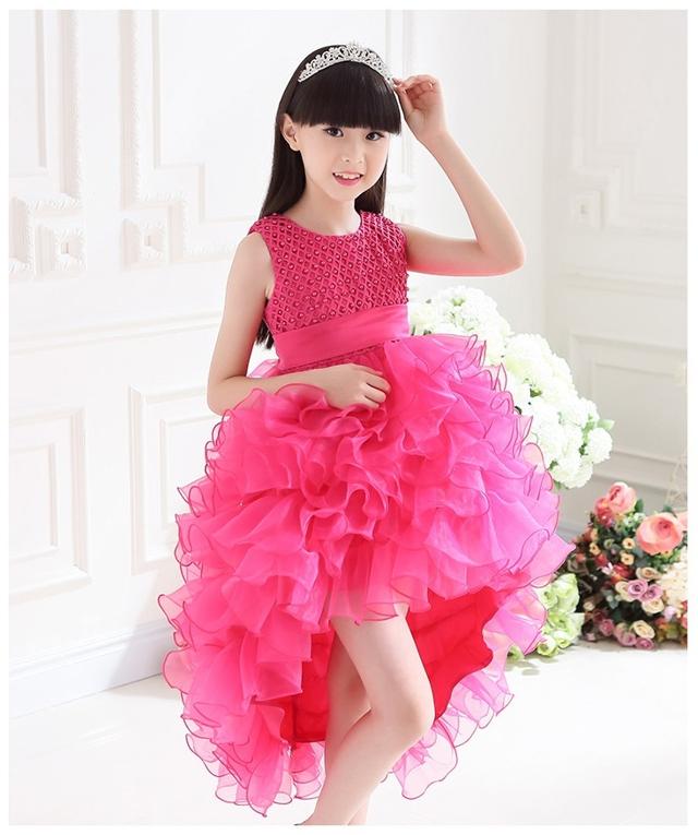 4色 子供 ドレス ロング ミモレ丈 プリンセス 大人っぽい 可愛い キッズドレス ピアノ 発表会 女の子 誕生日 おしゃれ 子ども 結婚式 フォーマル 子供服 パール リボン フリル ノースリーブ