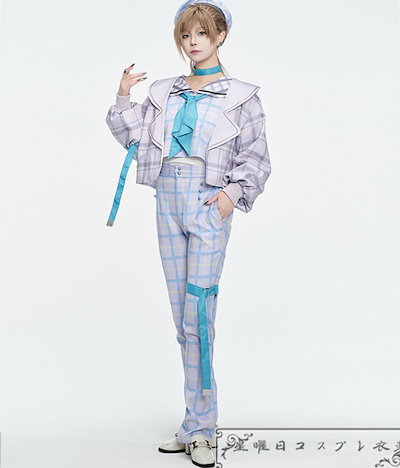 VTuber にじさんじ 葛葉 ニューレトロスタイル コスプレ衣装 バーチャルYouTuber Vtuber ChroNoiR ニューレトロスタイル 葛葉