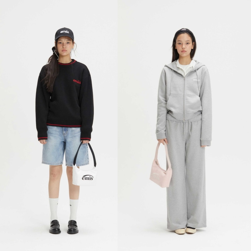 EMIS★[24FW新作] JERSEY HOBO BAG JERSEY HOBO BAG-PINK - EMIS
