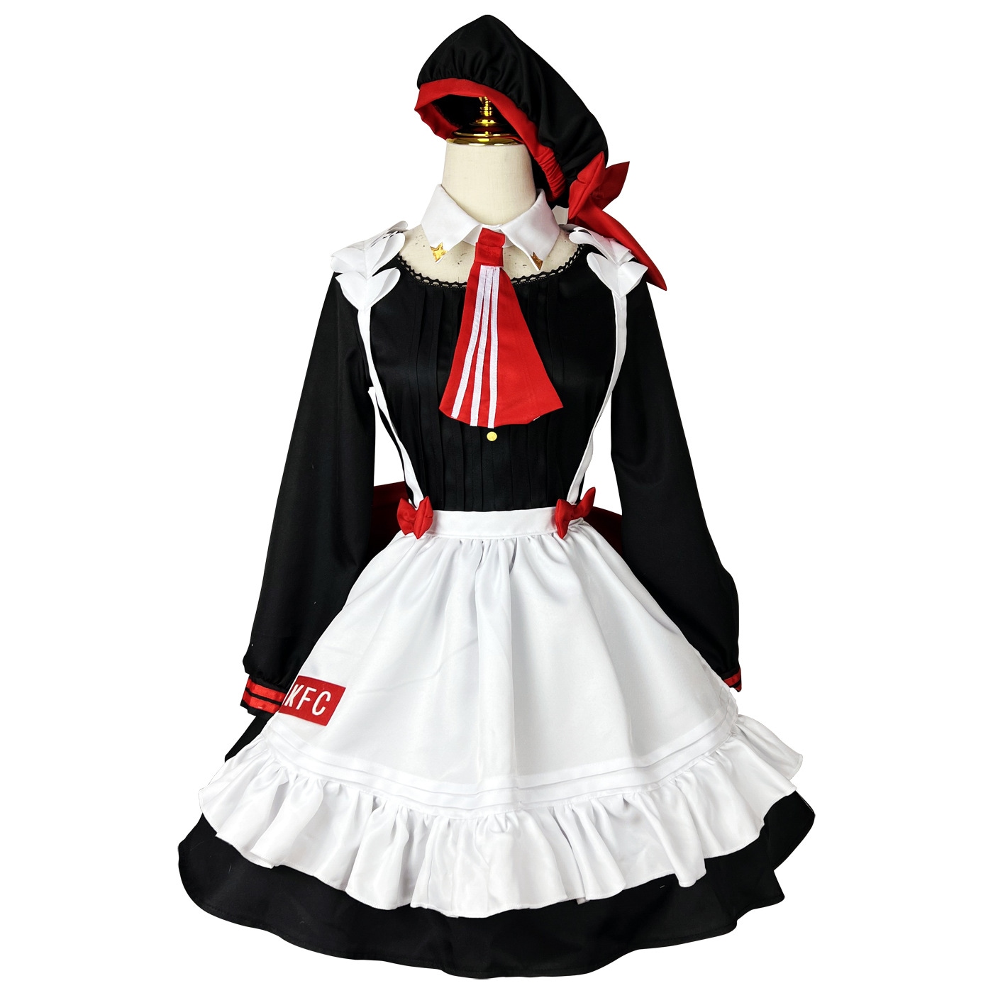 原神 アニメ ゲーム コス衣装 ノエルドレスビッグリボンロリータメイド服