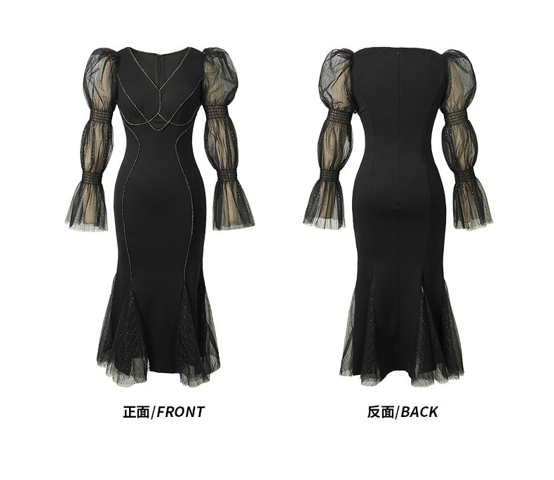 キャミワンピースワンピース ドレス パーティードレス Vネック ロングワンピース フィッシュテールワンピース メッシュ スリミング セクシー 披露宴 結婚式 演奏会 ウェディング 二次会 発表会 タイ キャミワンピースワンピース ドレス パーティードレス Vネック ロングワンピース フィッシュテールワンピース メッシュ スリミング セクシー 披露宴 結婚式 演奏会 ウェディング 二次会 発表会 タイ