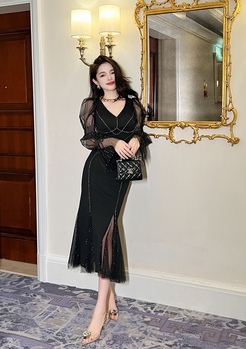 キャミワンピースワンピース ドレス パーティードレス Vネック ロングワンピース フィッシュテールワンピース メッシュ スリミング セクシー 披露宴 結婚式 演奏会 ウェディング 二次会 発表会 タイ キャミワンピースワンピース ドレス パーティードレス Vネック ロングワンピース フィッシュテールワンピース メッシュ スリミング セクシー 披露宴 結婚式 演奏会 ウェディング 二次会 発表会 タイ