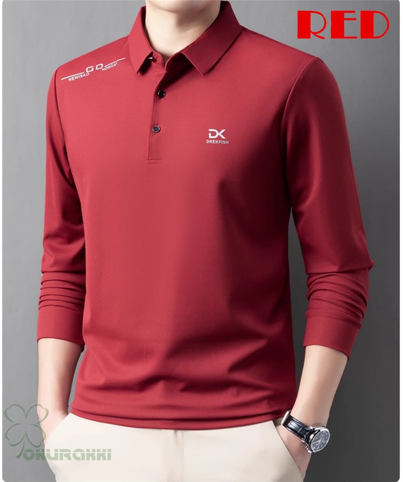 ゴルフ 長袖ポロシャツ ゴルフウェア シャツ メンズ ポロシャツ 春夏 新作モデル2503gflsn17 ゴルフ 長袖ポロシャツ ゴルフウェア シャツ メンズ ポロシャツ 春夏 新作モデル2503gflsn17