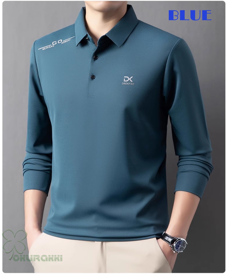 ゴルフ 長袖ポロシャツ ゴルフウェア シャツ メンズ ポロシャツ 春夏 新作モデル2503gflsn17 ゴルフ 長袖ポロシャツ ゴルフウェア シャツ メンズ ポロシャツ 春夏 新作モデル2503gflsn17