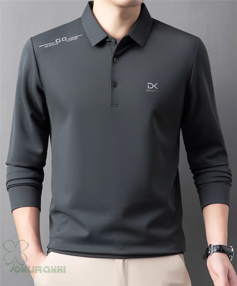ゴルフ 長袖ポロシャツ ゴルフウェア シャツ メンズ ポロシャツ 春夏 新作モデル2503gflsn17 ゴルフ 長袖ポロシャツ ゴルフウェア シャツ メンズ ポロシャツ 春夏 新作モデル2503gflsn17