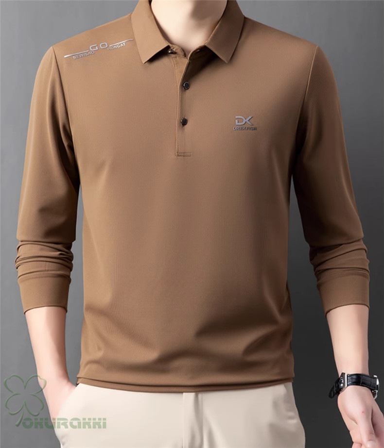 ゴルフ 長袖ポロシャツ ゴルフウェア シャツ メンズ ポロシャツ 春夏 新作モデル2503gflsn17 ゴルフ 長袖ポロシャツ ゴルフウェア シャツ メンズ ポロシャツ 春夏 新作モデル2503gflsn17