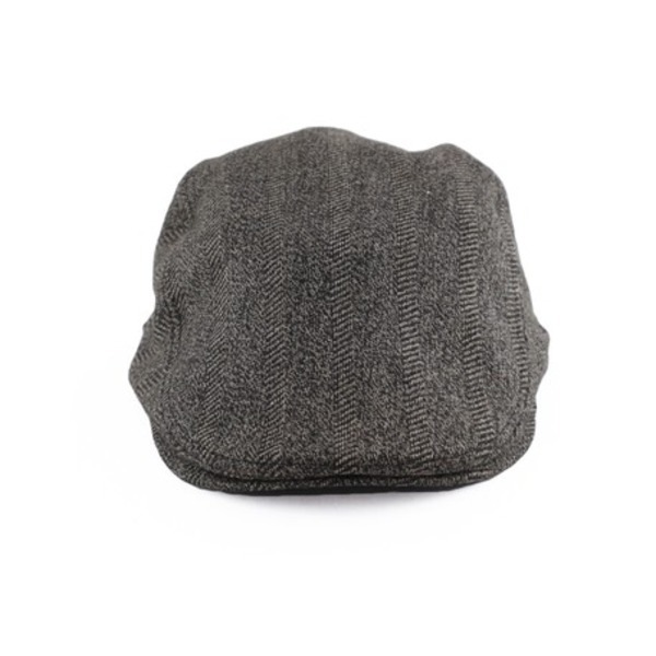 トラッド ウール混 ジャガードハンチング ブラウン