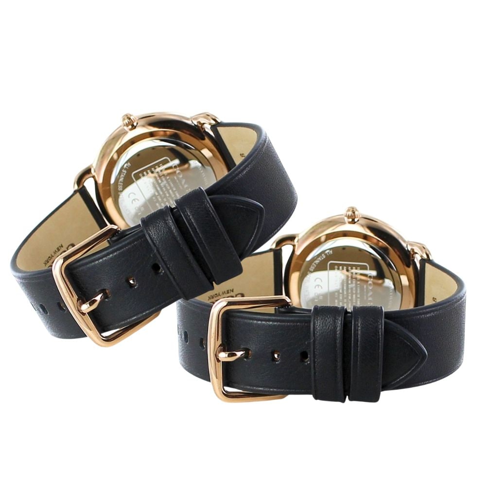 ペアウォッチ コーチ 純正ペアボックス付き ペア 腕時計 手表 ペアギフト おしゃれ ペリー レザー ボーイズペア 同じサイズ シンプル 彼氏 彼女 バレないペア さりげないペア カップル 夫婦 結婚