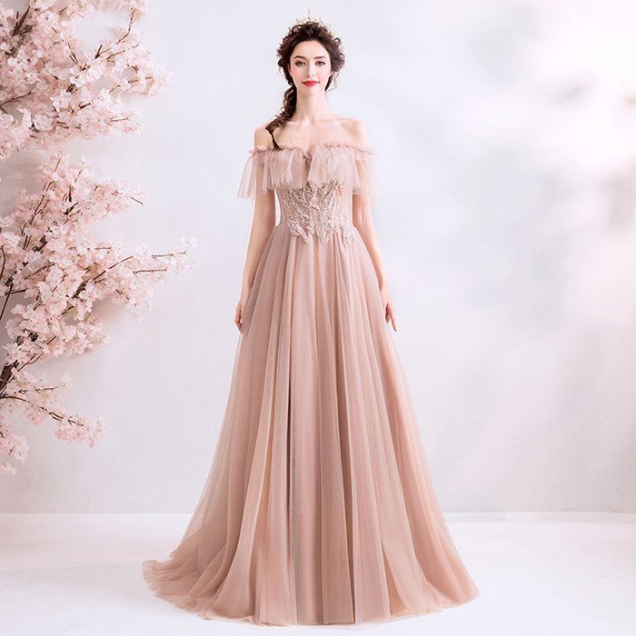 ロングドレス 半袖 カラードレス パーティードレス 演奏会 結婚式 フォーマルドレス 二次会 花嫁 ロングドレス 発表会 ブライズメイドドレス 青 披露宴 カラードレス ピンク ロングドレス 半袖 演奏会用ロングドレス