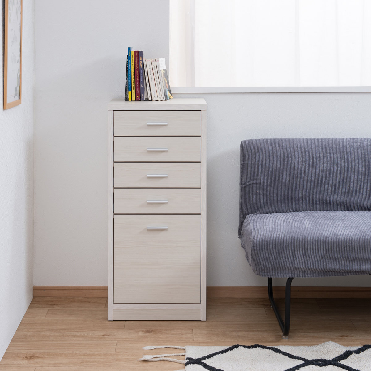 カウンター下収納 モダンナチュラル チェスト 5段 幅40cm カウンター下 リビング 収納 キッチン収納 収納棚 日本製 完成品 薄型 引出し ホワイトウォッシュ ナチュラル おしゃれ カウンター下収納 モダンナチュラル チェスト 5段 幅40cm カウンター下 リビング 収納 キッチン収納 収納棚 日本製 完成品 薄型 引出し ホワイトウォッシュ ナチュラル おしゃれ