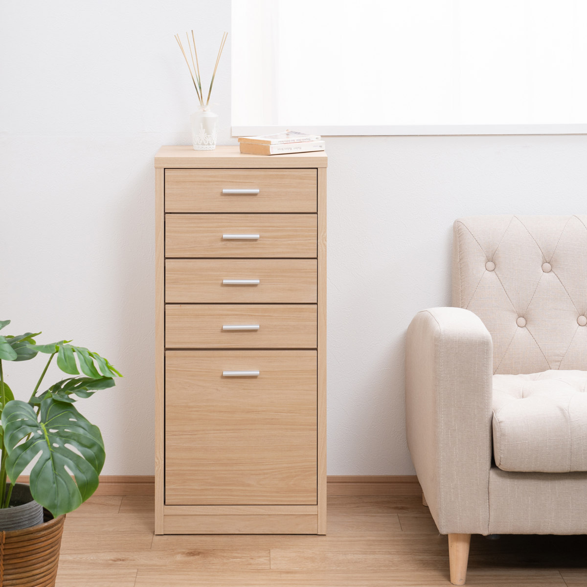 カウンター下収納 モダンナチュラル チェスト 5段 幅40cm カウンター下 リビング 収納 キッチン収納 収納棚 日本製 完成品 薄型 引出し ホワイトウォッシュ ナチュラル おしゃれ カウンター下収納 モダンナチュラル チェスト 5段 幅40cm カウンター下 リビング 収納 キッチン収納 収納棚 日本製 完成品 薄型 引出し ホワイトウォッシュ ナチュラル おしゃれ