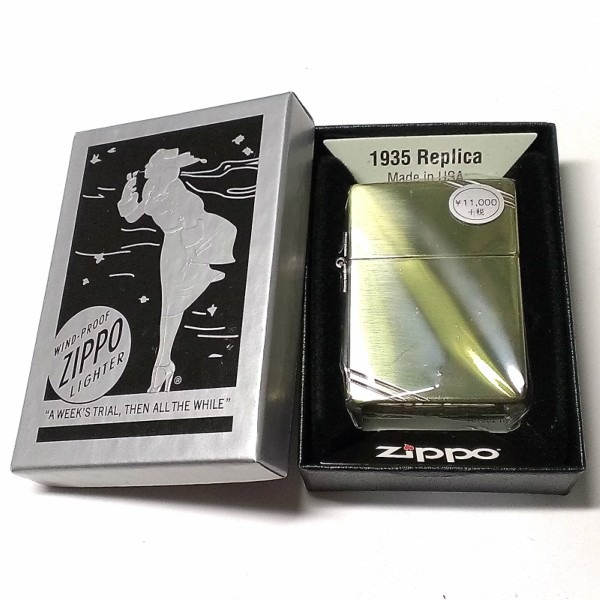 超可爱 1935 ジッポ ライター ZIPPO 復刻レプリカ 3面アラベスク