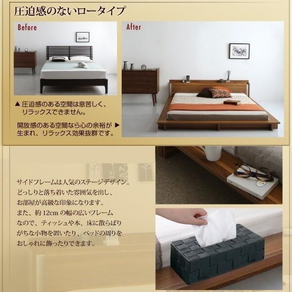 フロア クィーンベッド スタンダードボンネルコイルマットレスセット ローベッド 2灯ライト コンセント 宮棚 幅広フレーム ベッドセット フロア クィーンベッド スタンダードボンネルコイルマットレスセット ローベッド 2灯ライト コンセント 宮棚 幅広フレーム ベッドセット