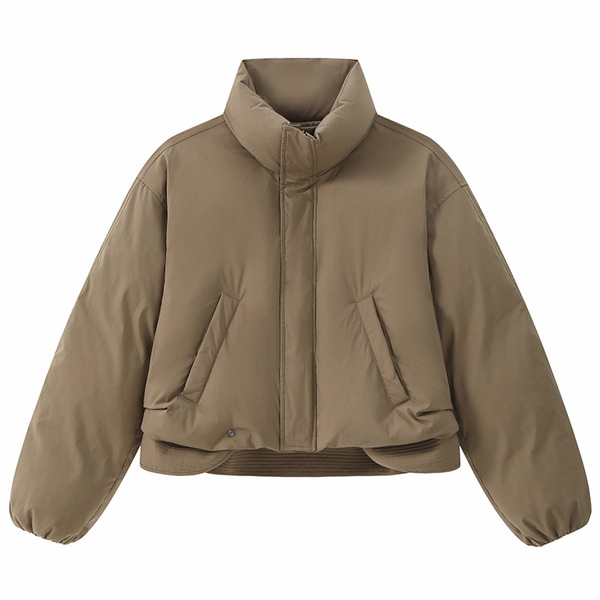 WXLSTUDIO おしゃれ防寒着「ウィンタースモールウォーマー」 ホワイトグースダウン95% ショートシルエットダウンジャケット