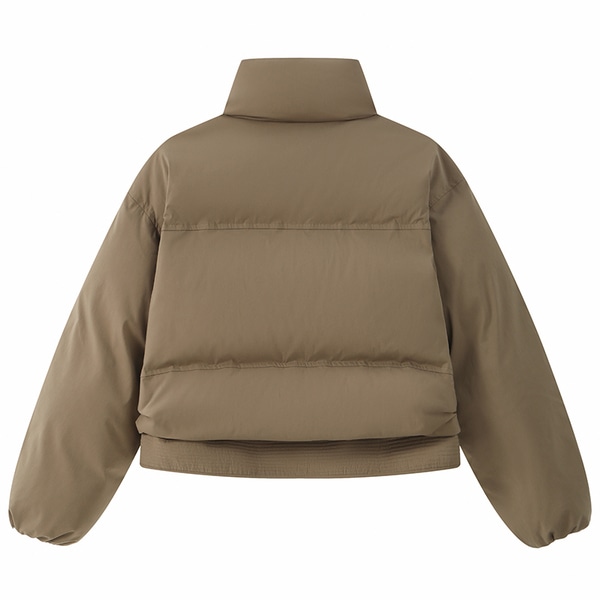 WXLSTUDIO おしゃれ防寒着「ウィンタースモールウォーマー」 ホワイトグースダウン95% ショートシルエットダウンジャケット