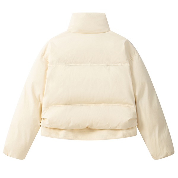 WXLSTUDIO おしゃれ防寒着「ウィンタースモールウォーマー」 ホワイトグースダウン95% ショートシルエットダウンジャケット