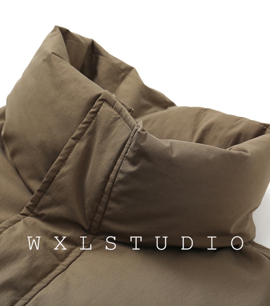 WXLSTUDIO おしゃれ防寒着「ウィンタースモールウォーマー」 ホワイトグースダウン95% ショートシルエットダウンジャケット