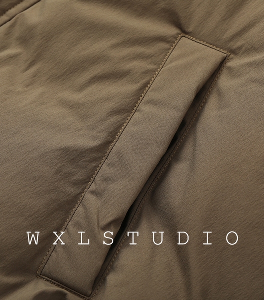 WXLSTUDIO おしゃれ防寒着「ウィンタースモールウォーマー」 ホワイトグースダウン95% ショートシルエットダウンジャケット