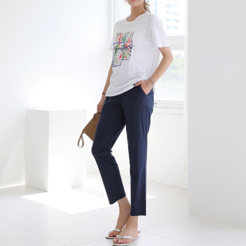 クリック&ファニーザスリムリネンバギーパンツ [SMLサイズ]