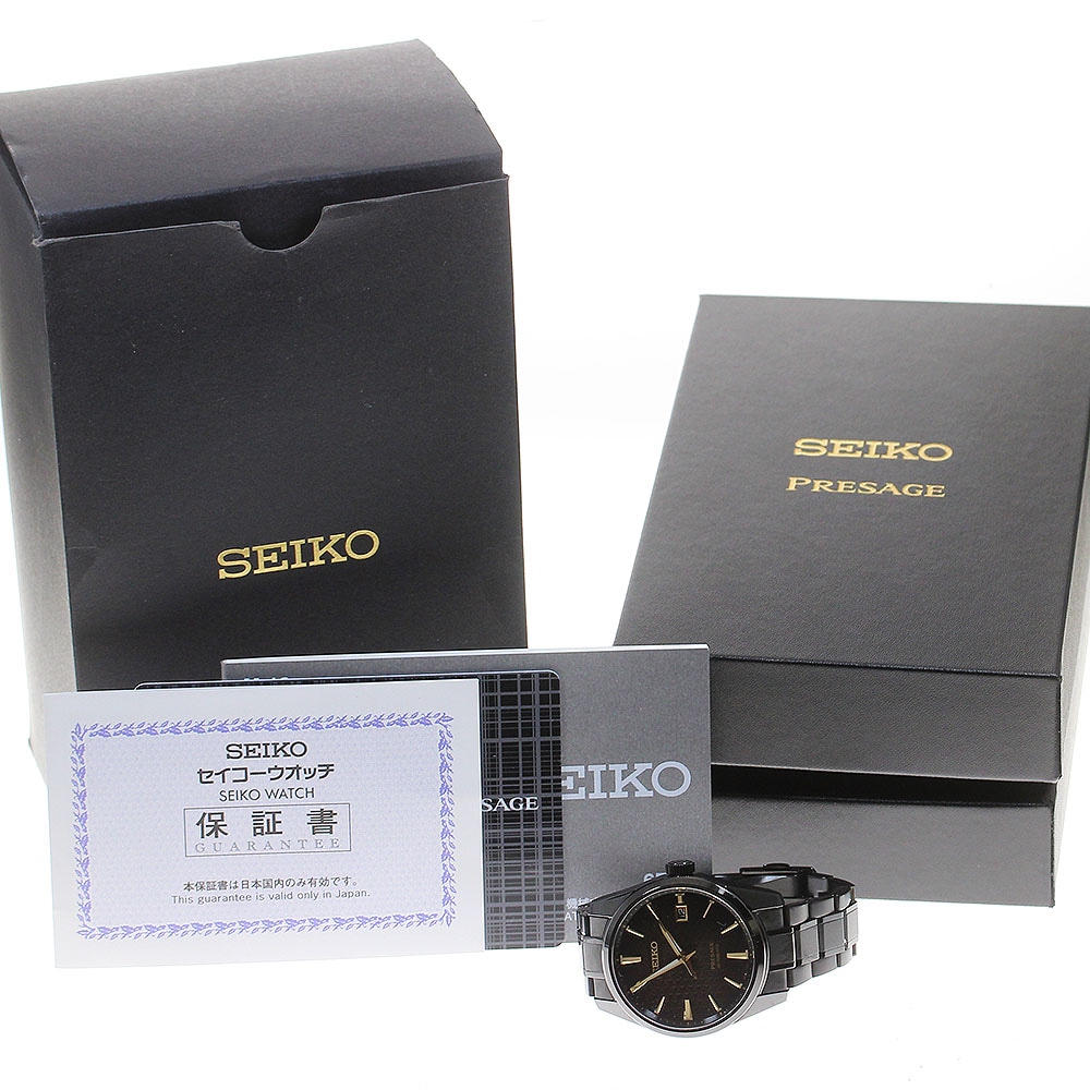 セイコー SEIKO SARX085/6R35-01K0 プレザージュ 140周年記念限定モデル 暁 自動巻き メンズ 良品 箱・保証書付き_848980【中古】