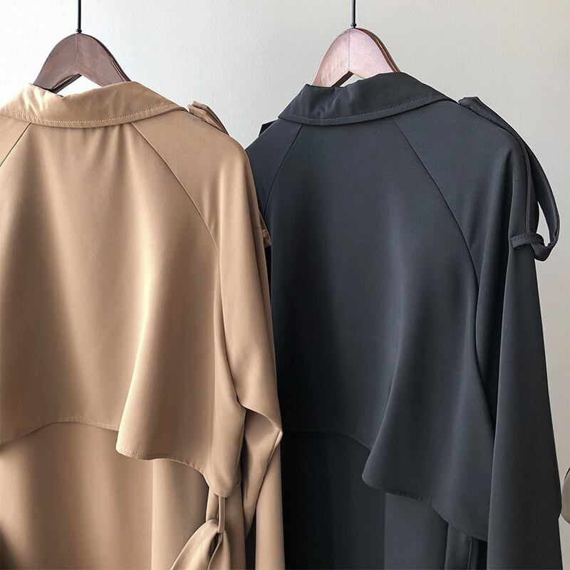 ジャケット コート アウター 上着 トレンチコート スプリングコート ロングコート 羽織 トレンチ ミモレ ロング 長袖 襟付き ステンカラー ストレート ドレープ フェミニン 韓国風 ウエストマーク ジャケット コート アウター 上着 トレンチコート スプリングコート ロングコート 羽織 トレンチ ミモレ ロング 長袖 襟付き ステンカラー ストレート ドレープ フェミニン 韓国風 ウエストマーク