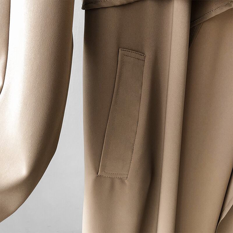 ジャケット コート アウター 上着 トレンチコート スプリングコート ロングコート 羽織 トレンチ ミモレ ロング 長袖 襟付き ステンカラー ストレート ドレープ フェミニン 韓国風 ウエストマーク ジャケット コート アウター 上着 トレンチコート スプリングコート ロングコート 羽織 トレンチ ミモレ ロング 長袖 襟付き ステンカラー ストレート ドレープ フェミニン 韓国風 ウエストマーク