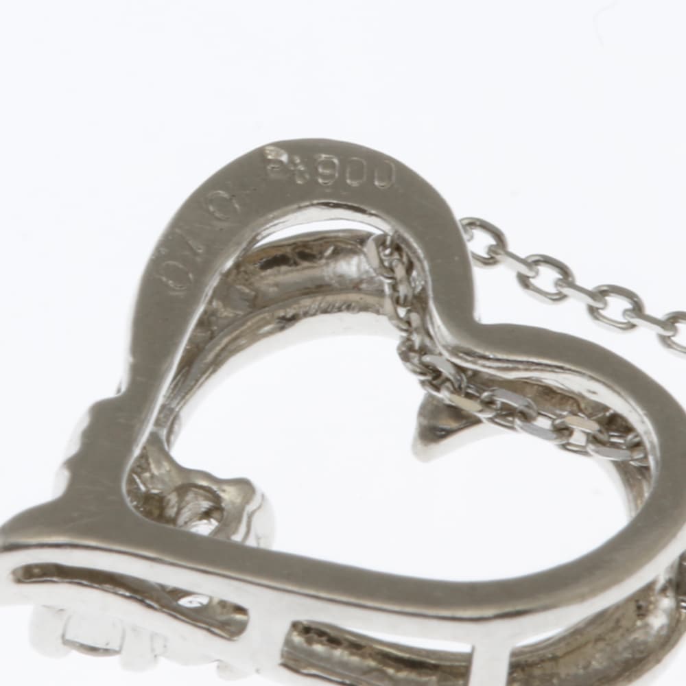 ネックレス Pt850プラチナ ダイヤモンド 中古 美品