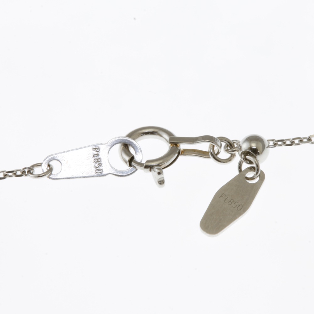 ネックレス Pt850プラチナ ダイヤモンド 中古 美品