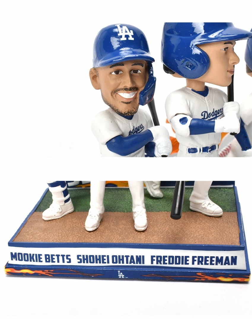 大谷翔平 Freddie Freeman Mookie Betts Los Angeles Dodgers Big Three Triple 野球 選手 フィギュア コレクション ファン グッズ 公式