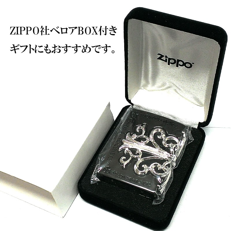 ZIPPO ライター メタルジャケット 超重厚 ブラックニッケル クロス ゴールド 黒銀 シルバー 大型3面メタル ジッポ ギフト 5面加工 彫刻デザイン メンズ 高級 アクセサリー 十字架
