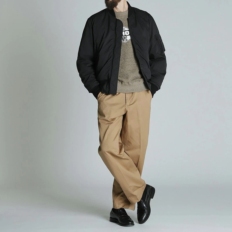 ショット×ナンガ メンズ ヒノック MA-1 Schott x NANGA HINOC MA-1 ダウンジャケット 冬