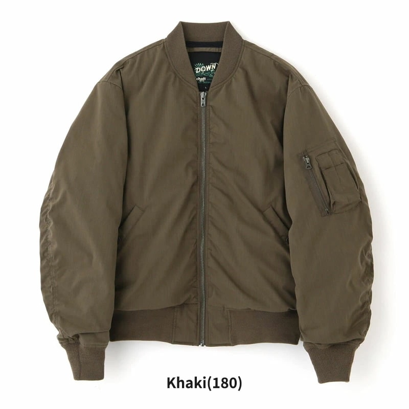 ショット×ナンガ メンズ ヒノック MA-1 Schott x NANGA HINOC MA-1 ダウンジャケット 冬