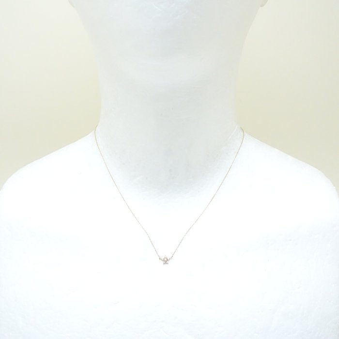 ダイヤモンド スター ネックレス 星モチーフ K10YG イエローゴールド/292613【中古】 ダイヤモンド スター ネックレス 星モチーフ K10YG イエローゴールド/292613【中古】
