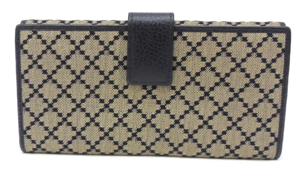 グッチ GUCCI 長財布 ディアマンテ キャンバスレザー 【中古】(61407) グッチ GUCCI 長財布 ディアマンテ キャンバスレザー 【中古】(61407)