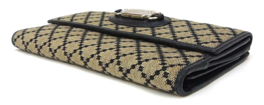 グッチ GUCCI 長財布 ディアマンテ キャンバスレザー 【中古】(61407) グッチ GUCCI 長財布 ディアマンテ キャンバスレザー 【中古】(61407)