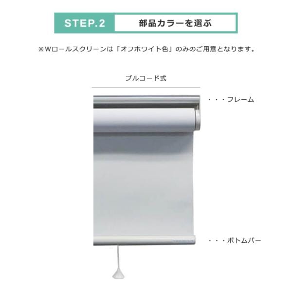 ダブルロールスクリーン おしゃれ コンパクト 省スペース DIY 立川機工 日本製 防炎 シースルー レース 生地 W ロールスクリーン タチカワブラインドグループ