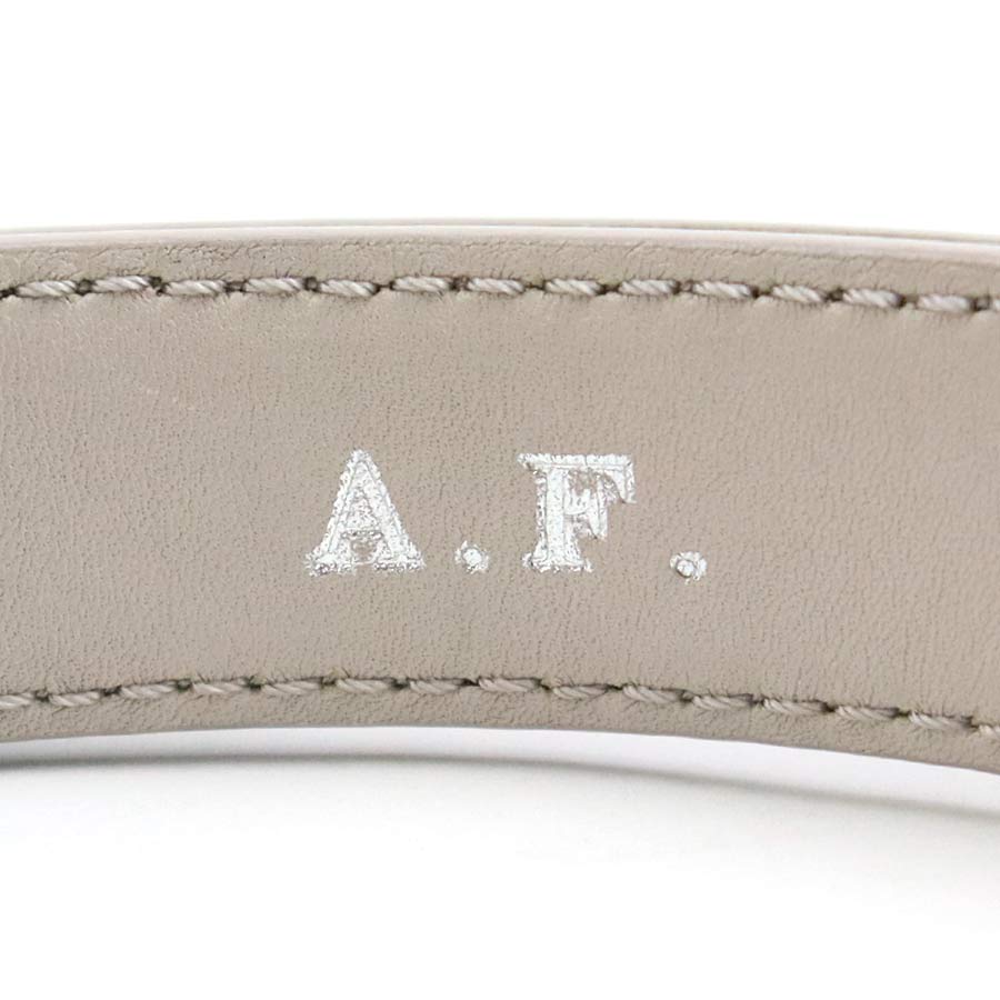 トッズ TOD’S ハンドバッグ ショルダーバッグ レザー グレー シルバー レディース e59435a