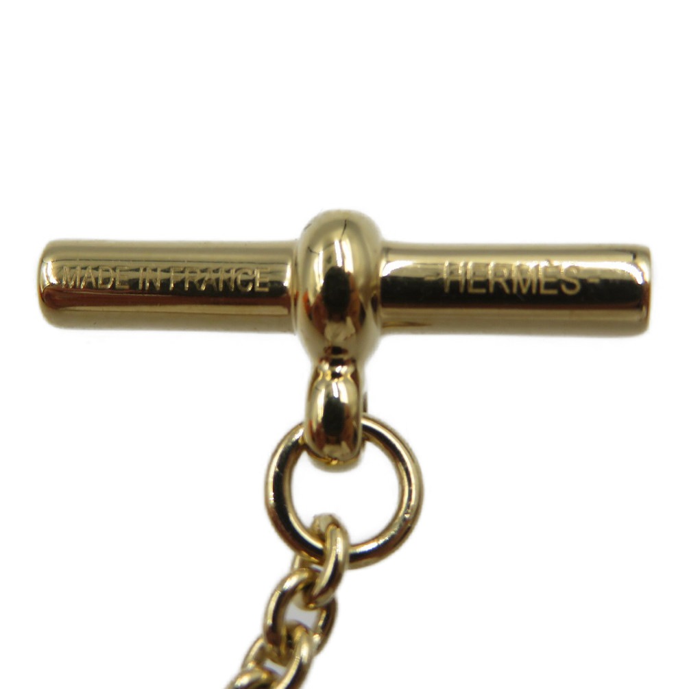 新品同様 シェーヌダンクル ネックレス バッファローホーン/メタル/バッファローホーン ブラウン 1429【中古】 レディース