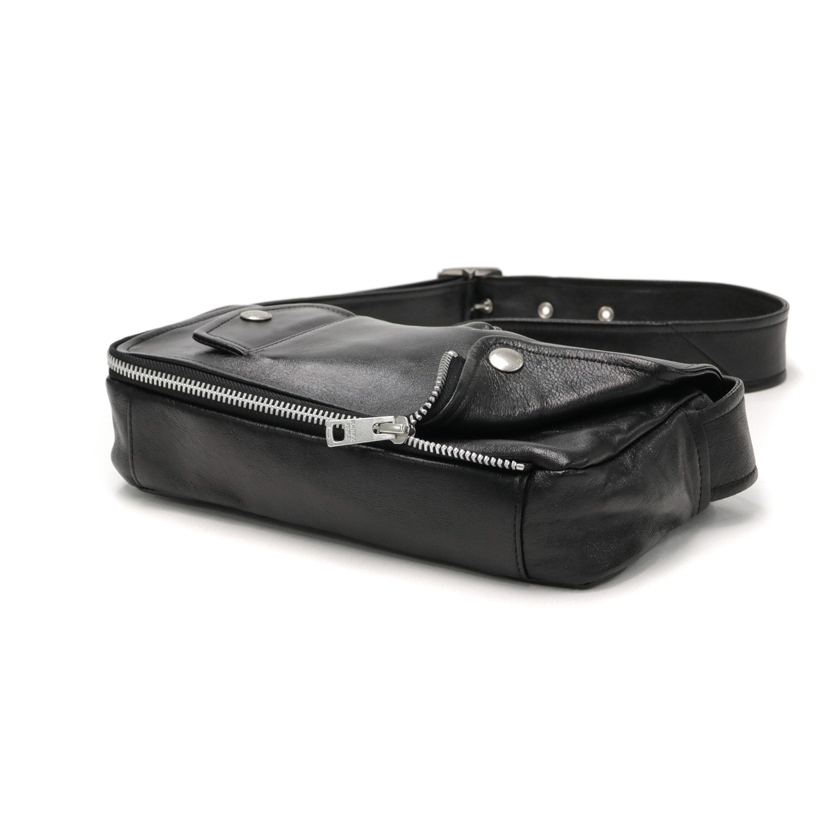 ショルダーバッグ ライダース フラップ ショルダー バッグ ミニショルダー レザー 本革 ヴィンテージ 日本製 斜めがけ 小さめ 軽い 黒 カジュアル レディース 611974 ショルダーバッグ ライダース フラップ ショルダー バッグ ミニショルダー レザー 本革 ヴィンテージ 日本製 斜めがけ 小さめ 軽い 黒 カジュアル レディース 611974