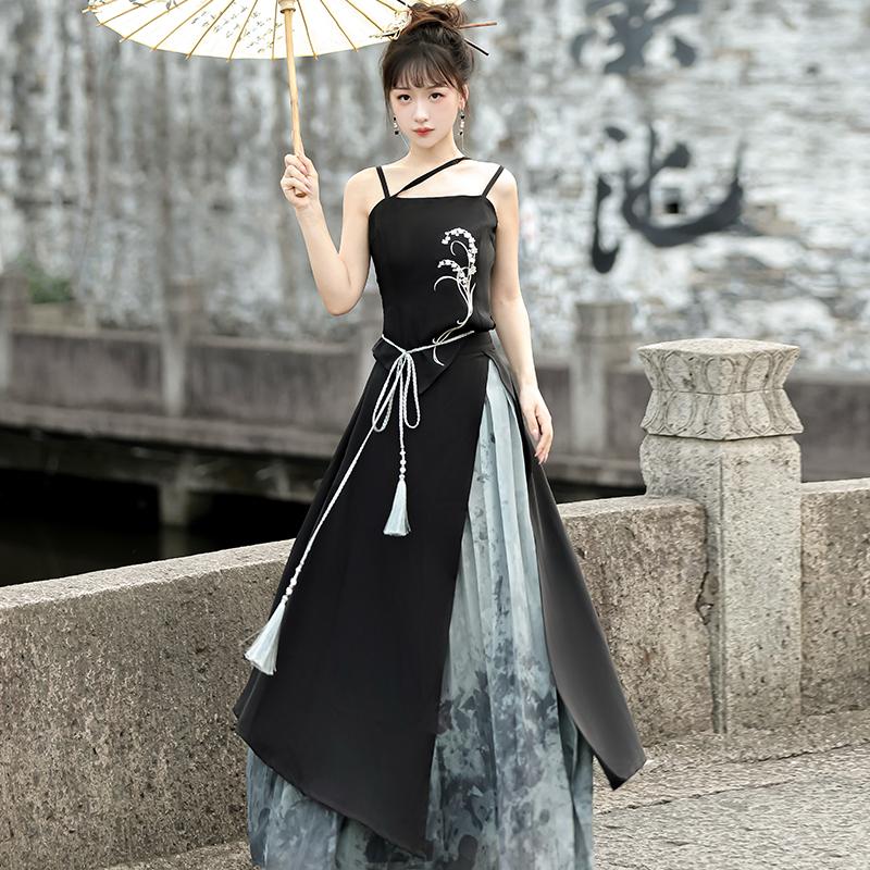 在库限りです! 特価【フルセット】デザインすずらん煙新韓国改良cos要素サスペンダーハーフスカートカーディガンセット 在库限りです! 特価【フルセット】デザインすずらん煙新韓国改良cos要素サスペンダーハーフスカートカーディガンセット