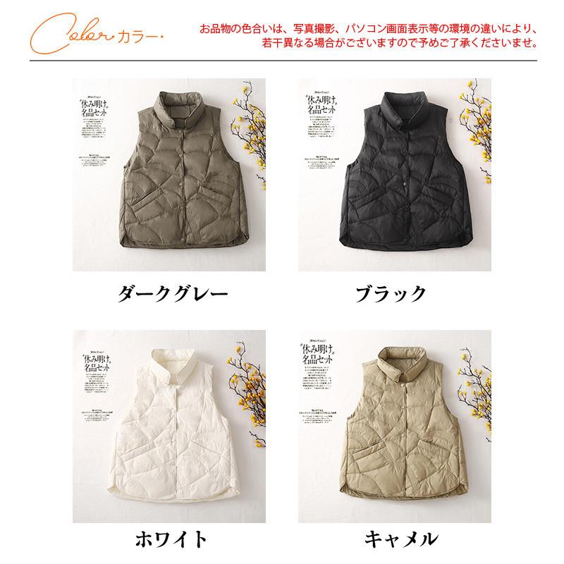 新作登場 ベスト レディース 中綿ベスト ダウンベスト 防寒ベスト