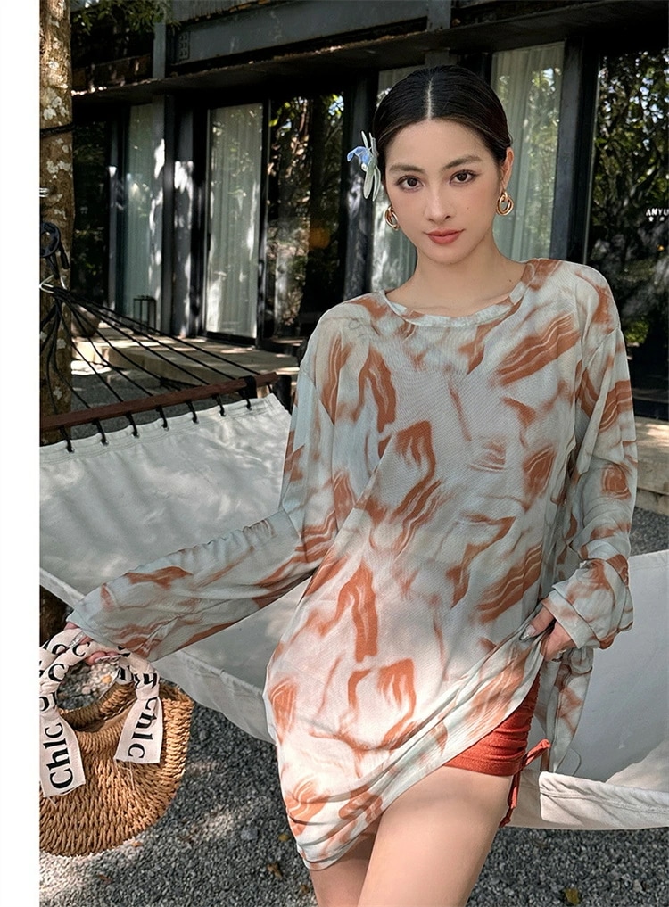 水着 レディース 体型カバー タンキニ 大きいサイズ 水着 セパレート 3点セット 日焼け防止 UVパーカー タイダイ柄 ラッシュガード ブラトップ ショートパンツ 韓国 水着 ぽっちゃり ママ水着 水着 レディース 体型カバー タンキニ 大きいサイズ 水着 セパレート 3点セット 日焼け防止 UVパーカー タイダイ柄 ラッシュガード ブラトップ ショートパンツ 韓国 水着 ぽっちゃり ママ水着