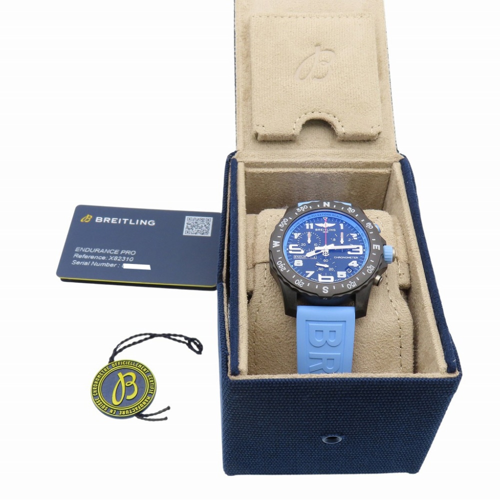 新品同様 自動巻き エンデュランス プロ 44 X82310 腕時計 ブライトライト/ラバー ブラック 1574【中古】 メンズ 新品同様 自動巻き エンデュランス プロ 44 X82310 腕時計 ブライトライト/ラバー ブラック 1574【中古】 メンズ