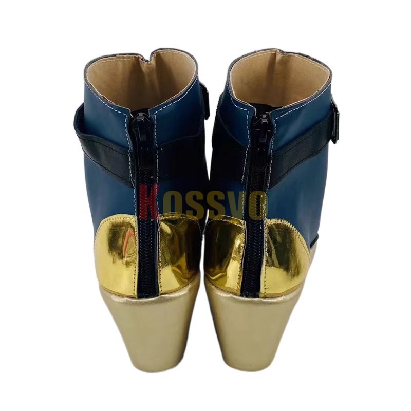 コスプレ靴 ヌヴィレット 原神 Genshin げんしん ブーツ 下駄 シューズ 長靴 コスプレ クリスマス ハロウィン