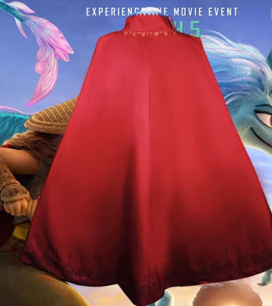 高品質 ラーヤ姫同風映画ドラゴン伝説cosラーヤコンプリートセット女性用ケープ付きコスプレアニメ衣装